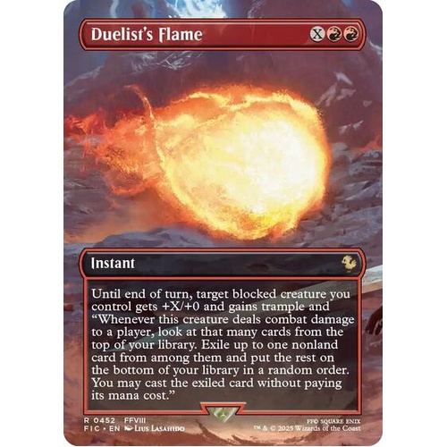 Duelist's Flame (Borderless) - FIC