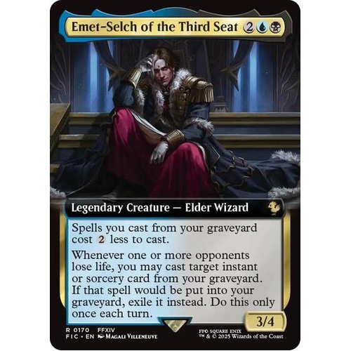 Emet-Selch of the Third Seat (Extended Art) FOIL - FIC