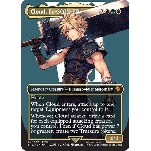 Cloud, Ex-SOLDIER (Borderless) FOIL - FIC