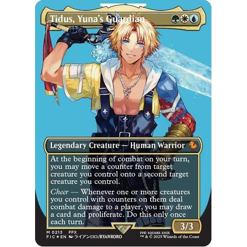 Tidus, Yuna's Guardian (Borderless) (Surge Foil) FOIL - FIC