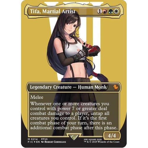 Tifa, Martial Artist (Borderless) (Surge Foil) FOIL - FIC