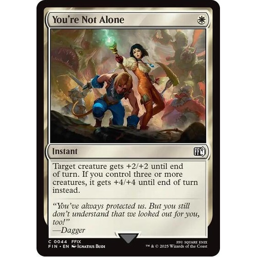 You're Not Alone - FIN