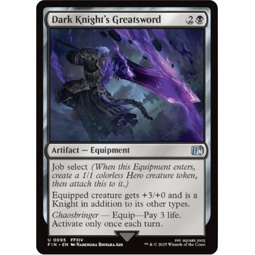 Dark Knight's Greatsword - FIN