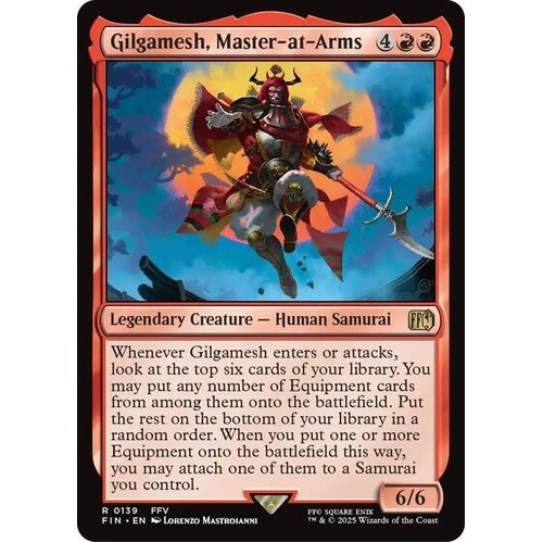 Gilgamesh, Master-at-Arms - FIN