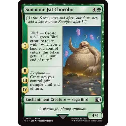 Summon: Fat Chocobo - FIN