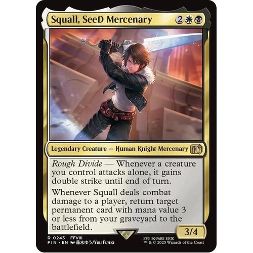Squall, SeeD Mercenary - FIN