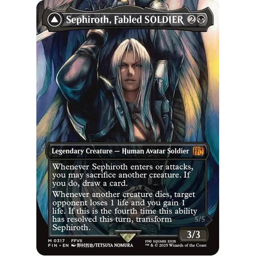 Sephiroth, Fabled SOLDIER (Borderless) (0317) - FIN