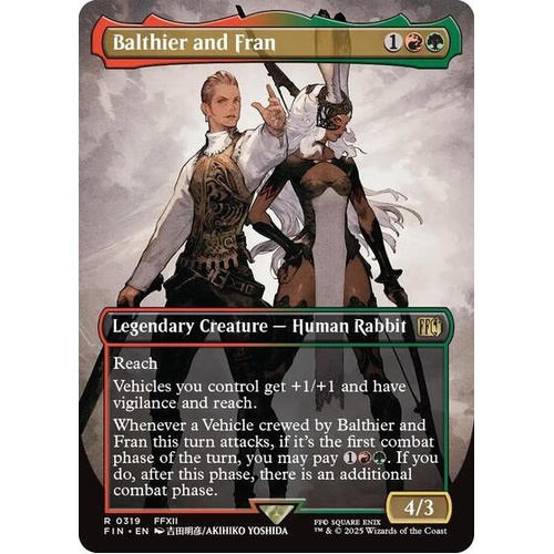 Balthier and Fran (Borderless) (0319) - FIN