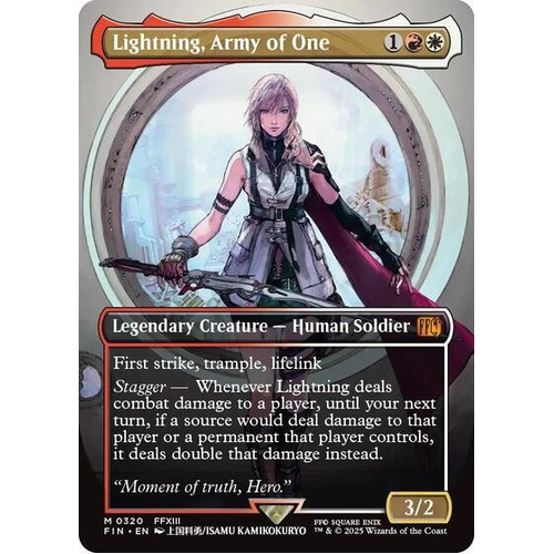 Lightning, Army of One (Borderless) (0320) - FIN