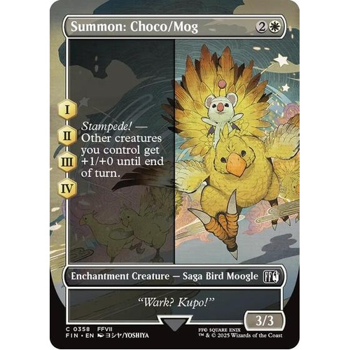 Summon: Choco/Mog (Borderless) - FIN