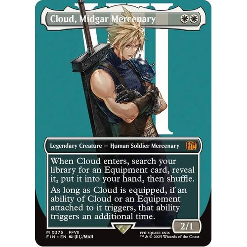 Cloud, Midgar Mercenary (Borderless) - FIN