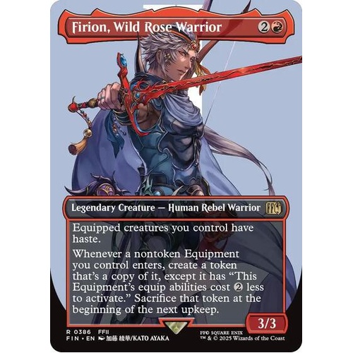 Firion, Wild Rose Warrior (Borderless) - FIN