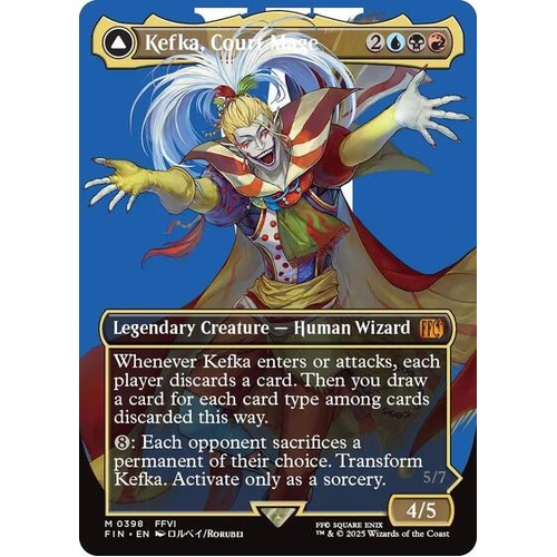 Kefka, Court Mage (Borderless) (0398) - FIN