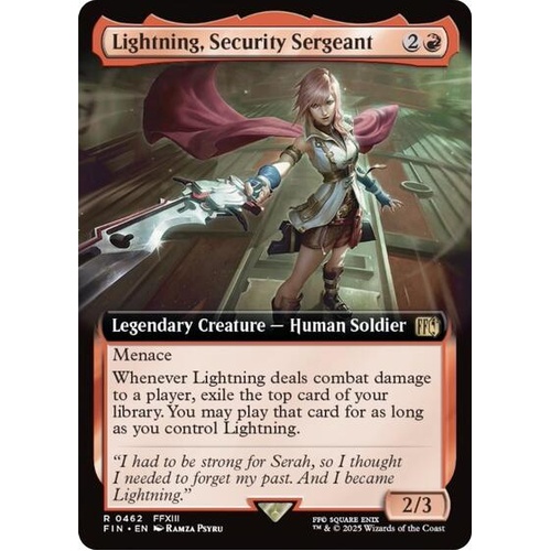 Lightning, Security Sergeant (Extended Art) - FIN