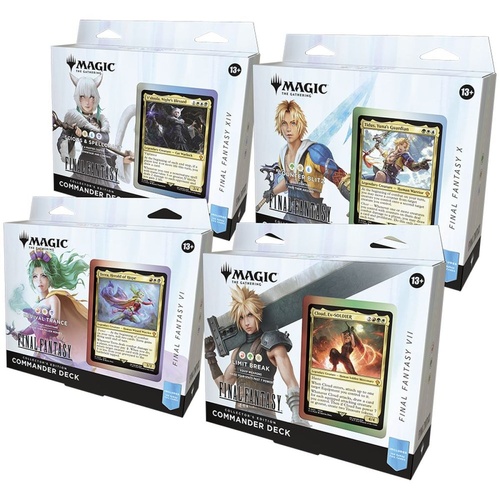 Final Fantasy - Commander Deck Collector Edition - Full Set