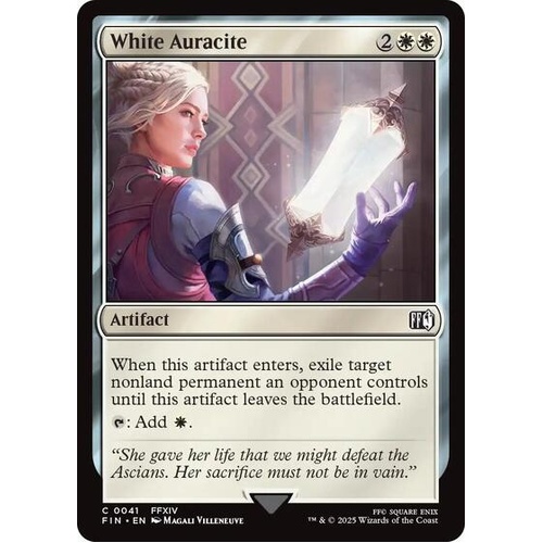White Auracite FOIL - FIN