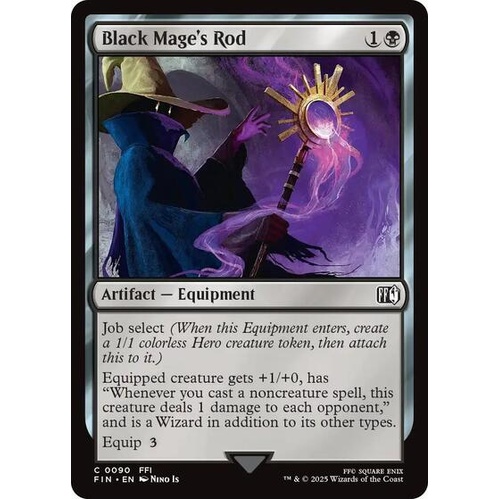 Black Mage's Rod FOIL - FIN