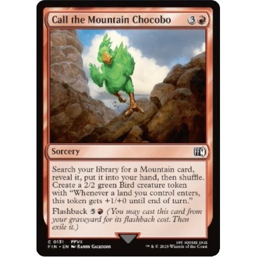Call the Mountain Chocobo FOIL - FIN