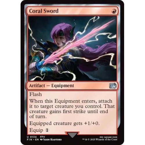 Coral Sword FOIL - FIN