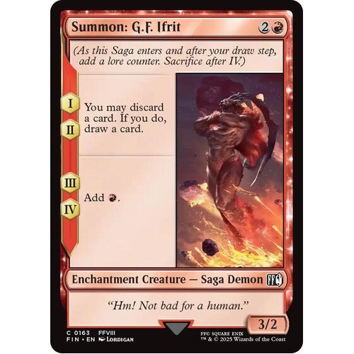 Summon: G.F. Ifrit FOIL - FIN