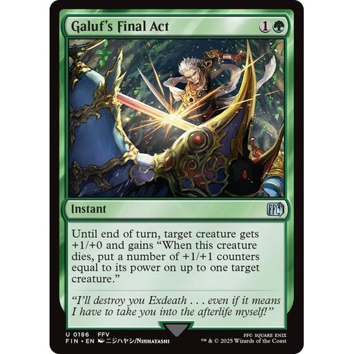 Galuf's Final Act FOIL - FIN
