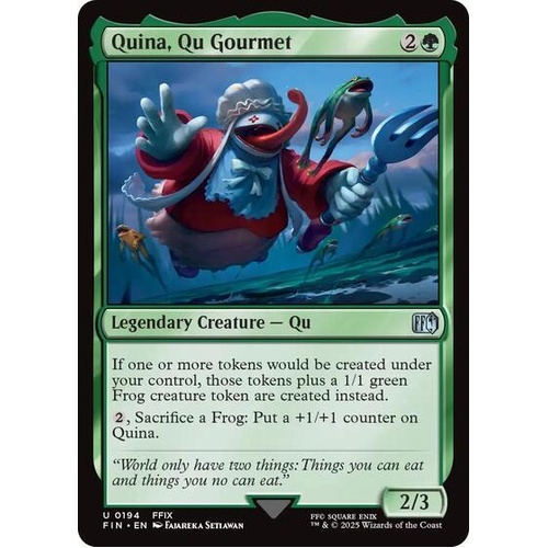 Quina, Qu Gourmet FOIL - FIN