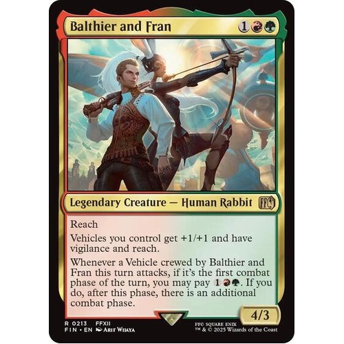 Balthier and Fran FOIL - FIN