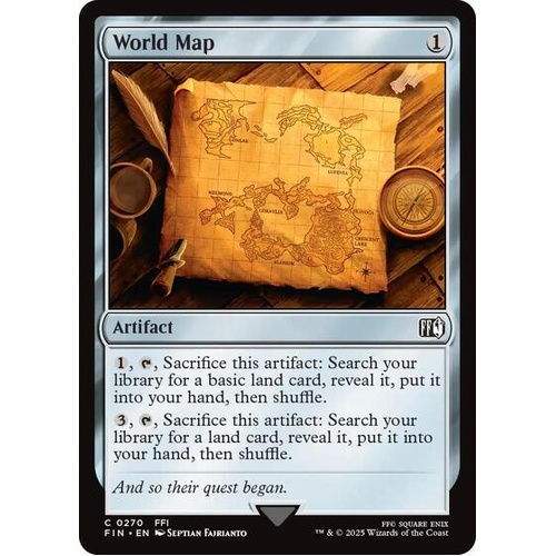 World Map FOIL - FIN