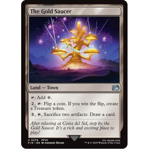 The Gold Saucer FOIL - FIN