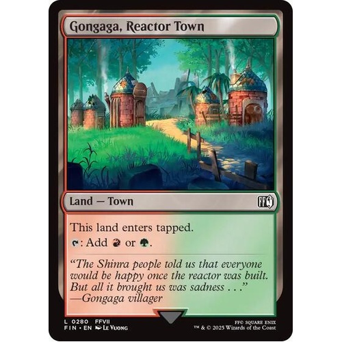 Gongaga, Reactor Town FOIL - FIN
