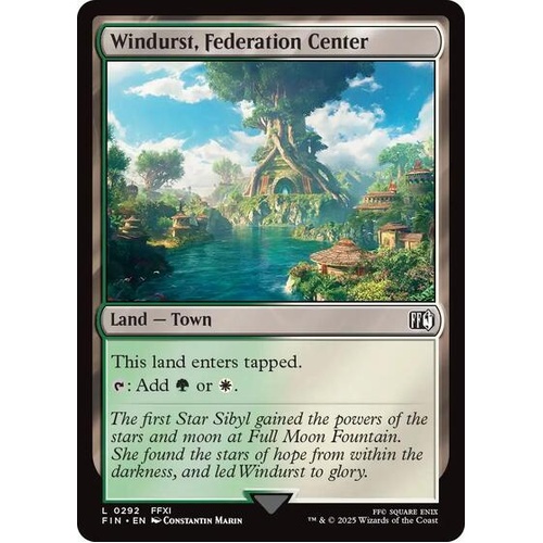Windurst, Federation Center FOIL - FIN