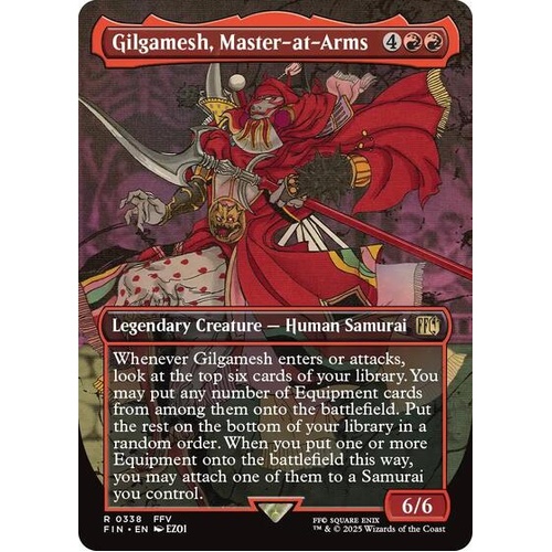 Gilgamesh, Master-at-Arms (Borderless) FOIL - FIN