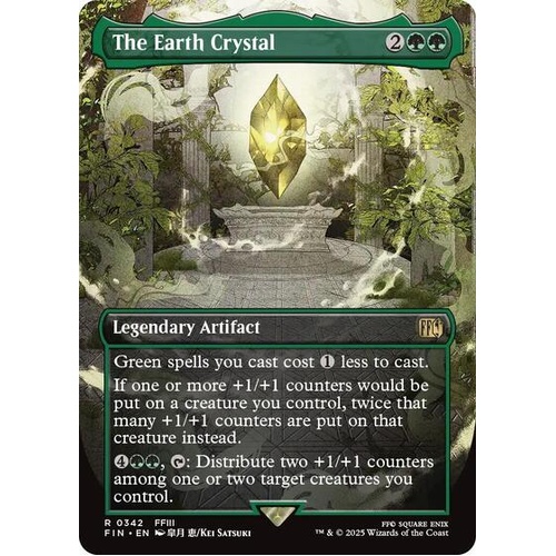 The Earth Crystal (Borderless) FOIL - FIN