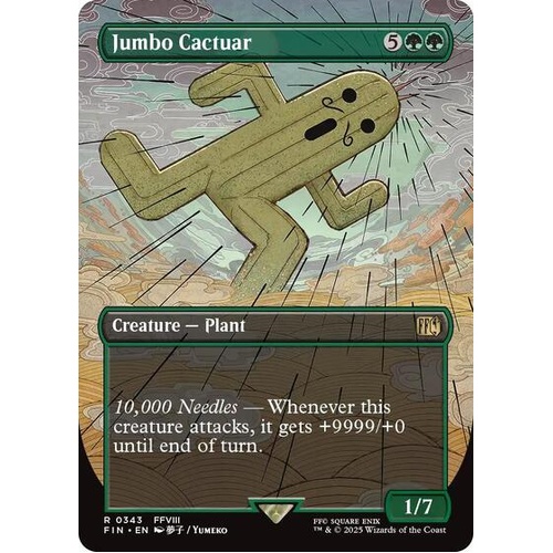 Jumbo Cactuar (Borderless) FOIL - FIN