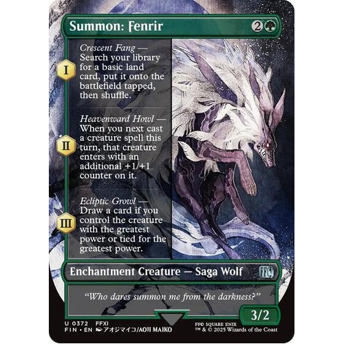 Summon: Fenrir (Borderless) FOIL - FIN