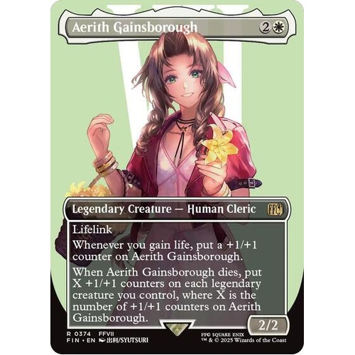 Aerith Gainsborough (Borderless) FOIL - FIN