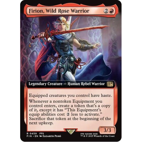 Firion, Wild Rose Warrior (Extended Art) FOIL - FIN