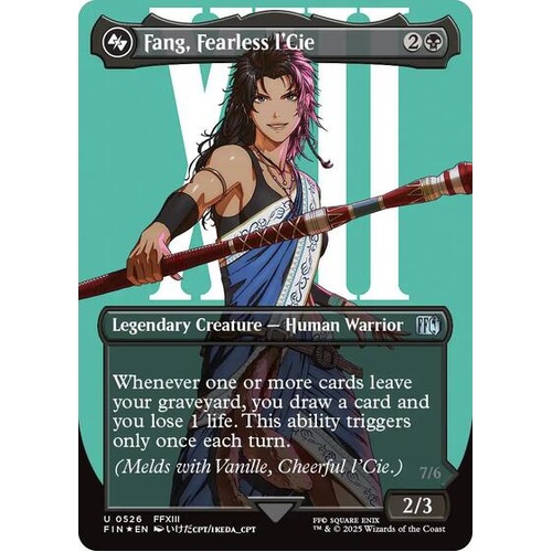 Fang, Fearless l'Cie (Borderless) (Surge Foil) FOIL - FIN