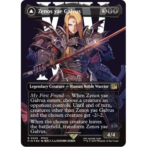 Zenos yae Galvus (Borderless) (Surge Foil) FOIL - FIN