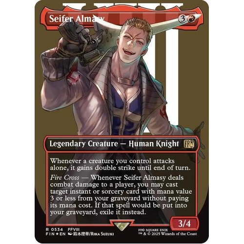 Seifer Almasy (Borderless) (Surge Foil) FOIL - FIN