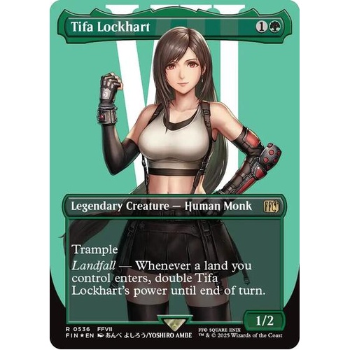Tifa Lockhart (Borderless) (Surge Foil) FOIL - FIN