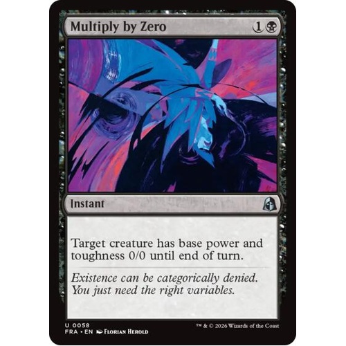 Multiply by Zero - FRA