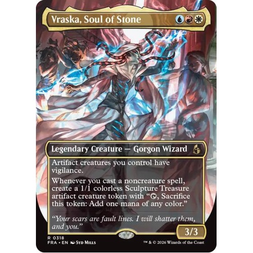 Vraska, Soul of Stone (Borderless) - FRA