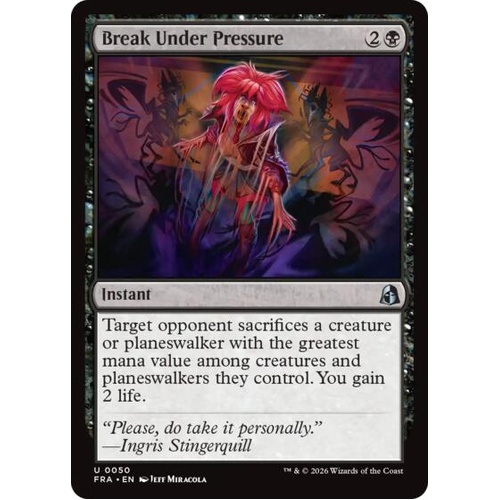Break Under Pressure FOIL - FRA