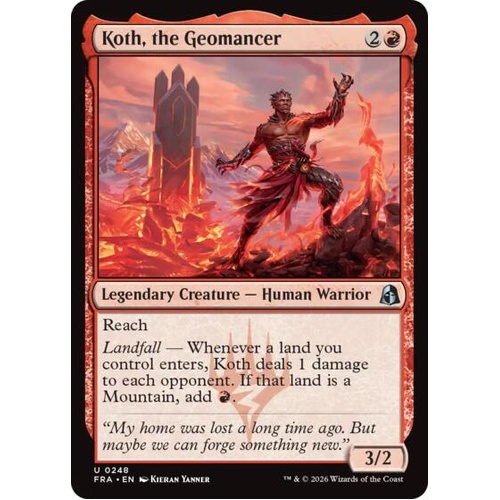 Koth, the Geomancer FOIL - FRA