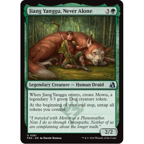 Jiang Yanggu, Never Alone FOIL - FRA
