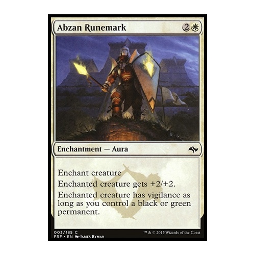 Abzan Runemark FOIL - FRF