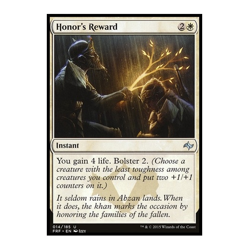 Honor's Reward - FRF