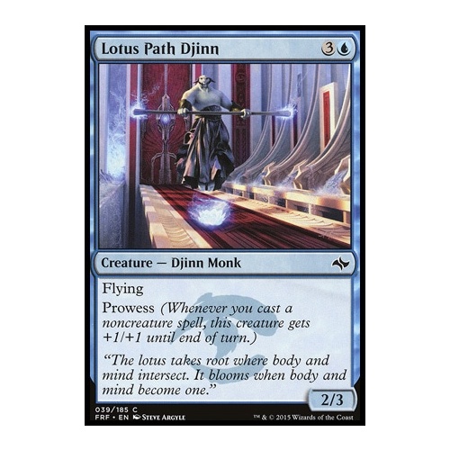 Lotus Path Djinn FOIL - FRF