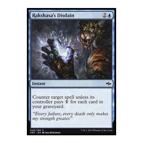 Rakshasa's Disdain - FRF